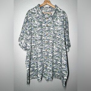 Duluth Trading Co Men’s Un-Longtail T Standard Fit Button Down Shirt Size 4XL